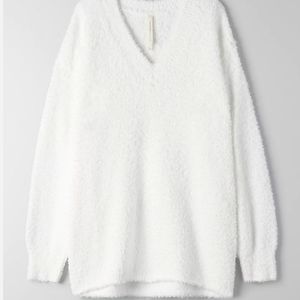 Babaton retreat fuzzy sweater size small GUC